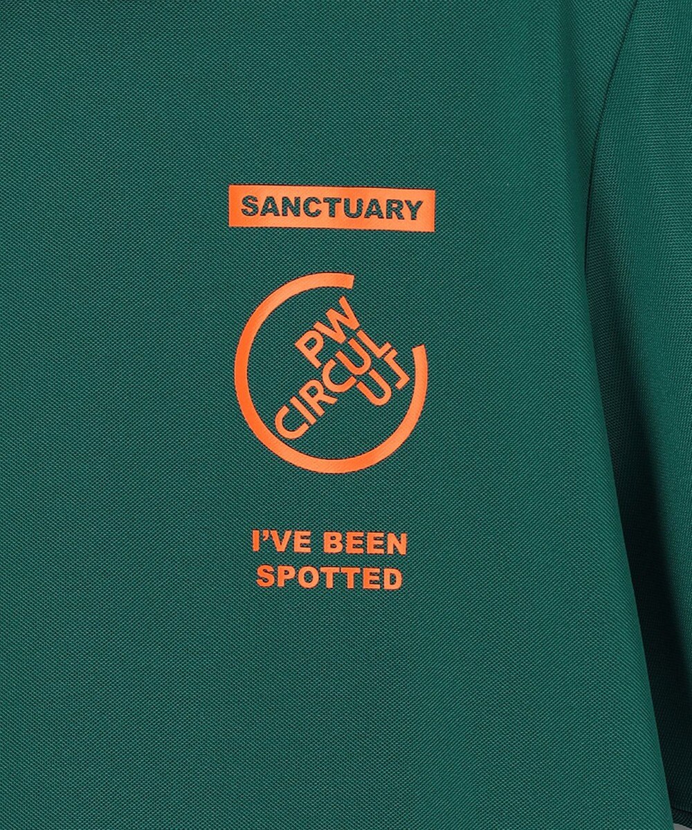 PW CIRCULUS 【MEN】【ストレッチ / UVケア】ガゼット カノコ ポロシャツ 