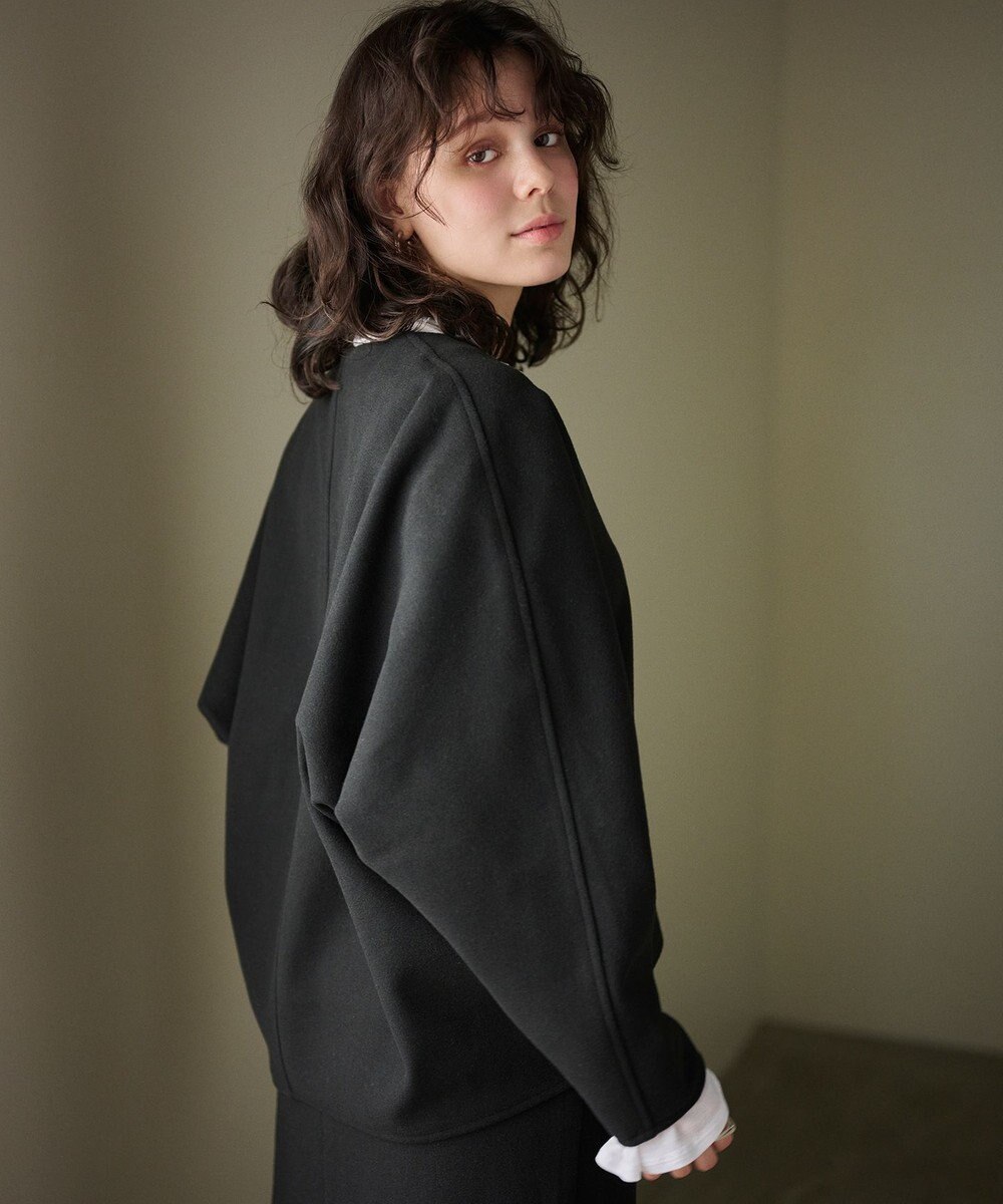 #Newans 【洗濯機可能/セットアップ】コクーンシルエットエアリープルオーバー 