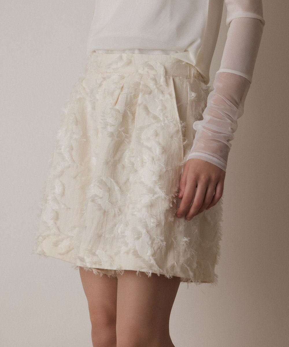 GRACE CONTINENTAL カットジャガードショートパンツ 