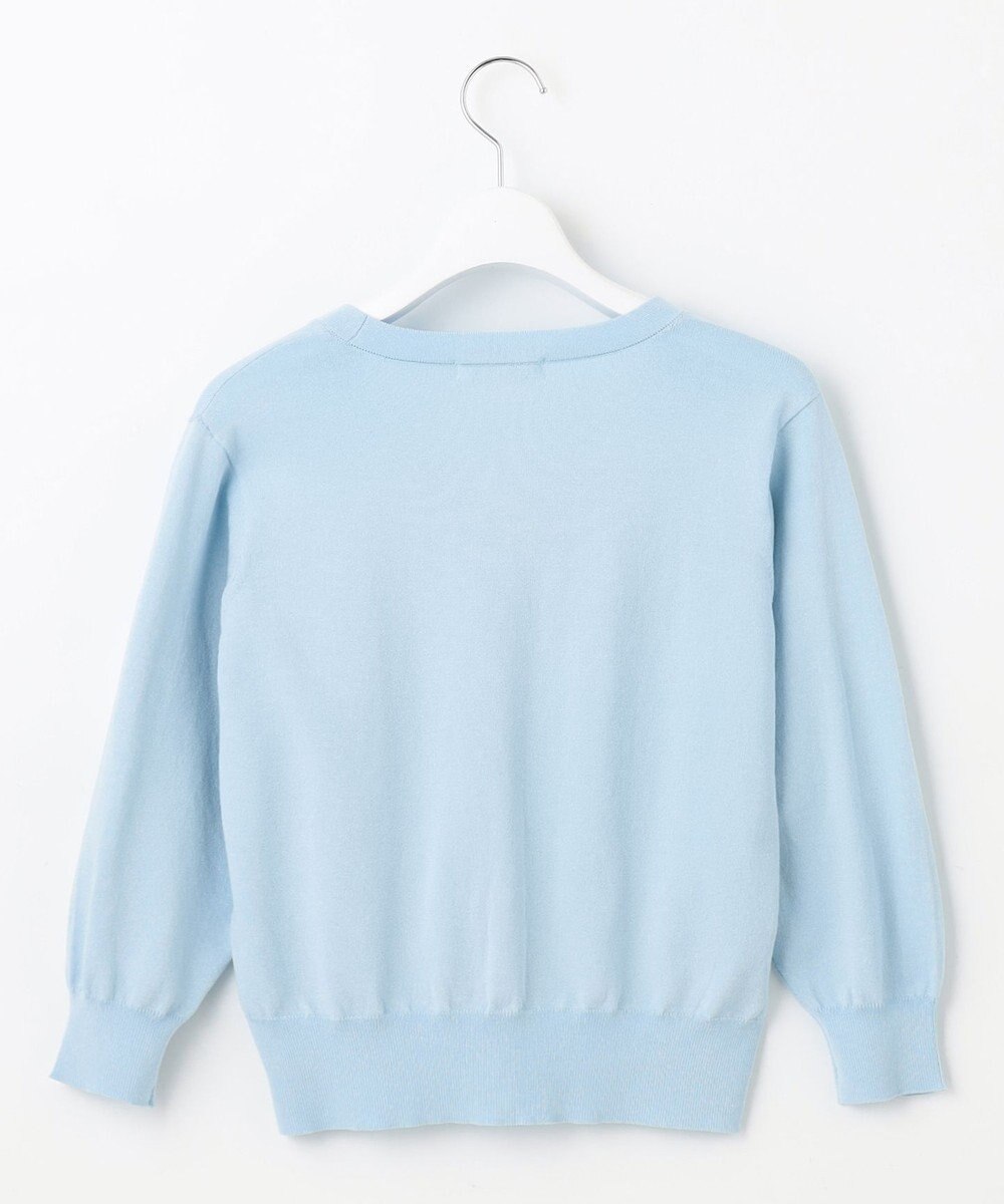 Feroux 【洗える・接触冷感・UVカット】ハートボタン7分袖 カーディガン 