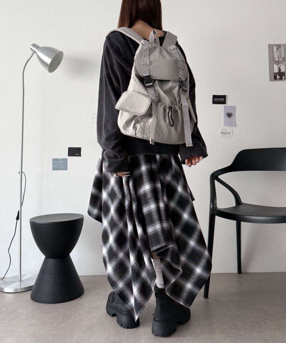 WEGO 【ユニセックス着用ITEM】3ポケットフラップリュック 