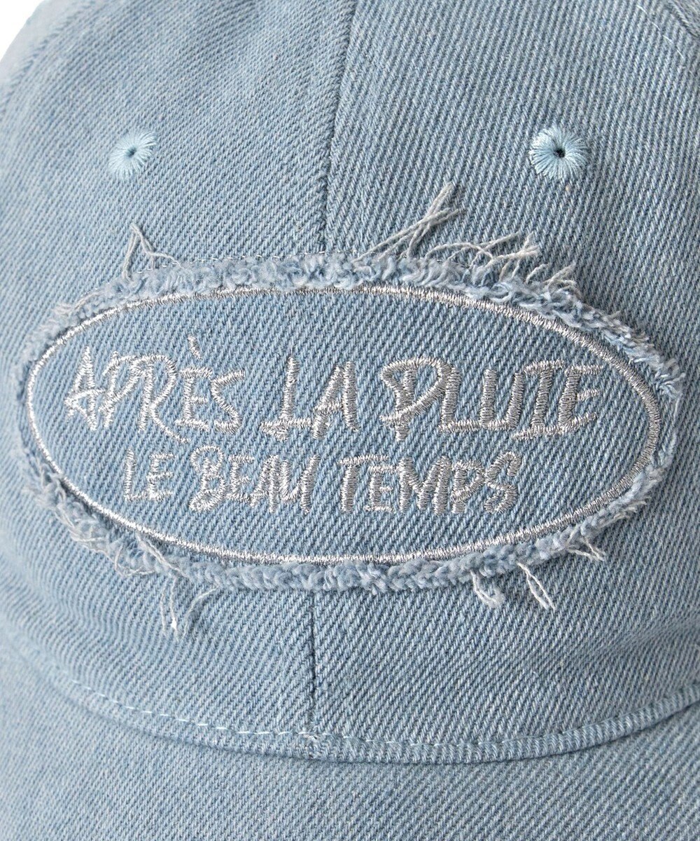 WEGO サークルフリンジロゴデニムキャップ 