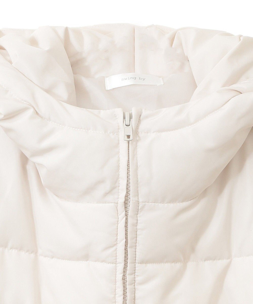 Green Parks ・ｓｗｉｎｇ　ｂｙ　ファイバーダウンペプラムコート 