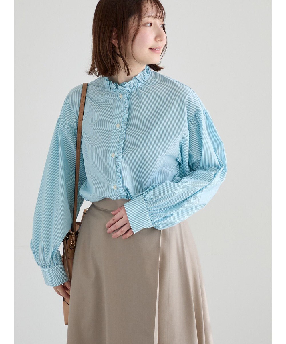 Te chichi パターンアソートスタンドフリルブラウス 