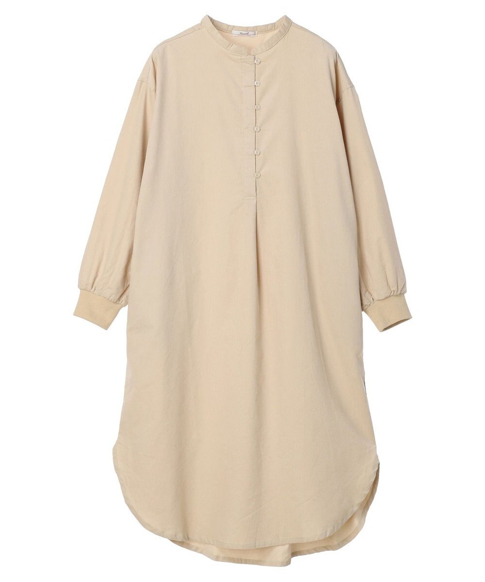 CRAFT STANDARD BOUTIQUE コーデュロイリブ付きワンピース 