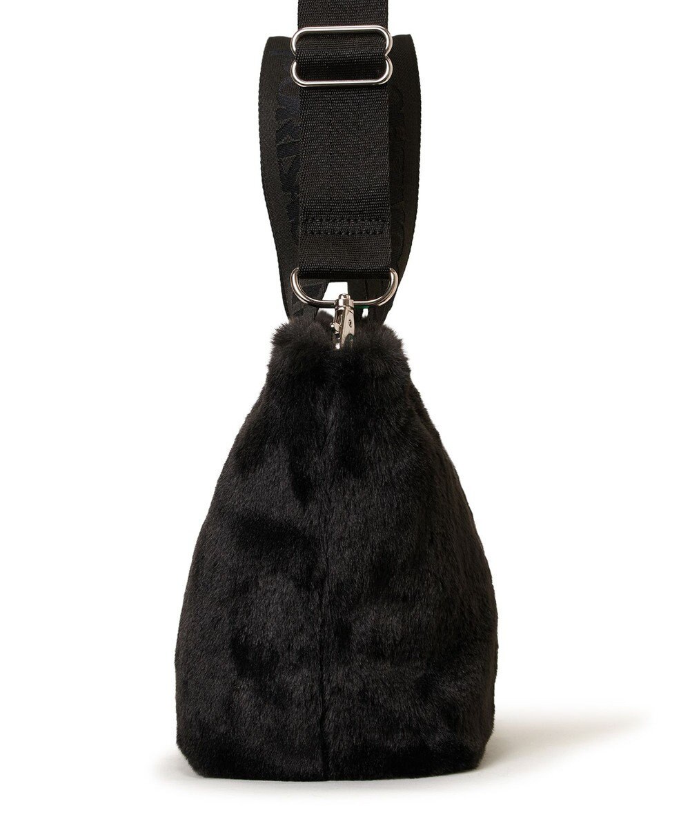 LeSportsac FUR E/W TOTE/ブラックフラッフィーファー 