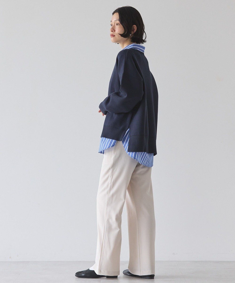 AMERICAN HOLIC 袖ボリュームサイドスリットニットプルオーバー 