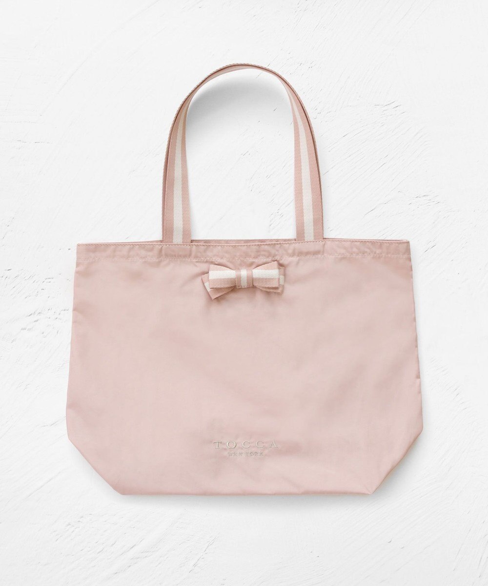 TOCCA 【WEB限定・A4サイズ対応】BICOLOR RIBBON ECOBAG エコバッグ 