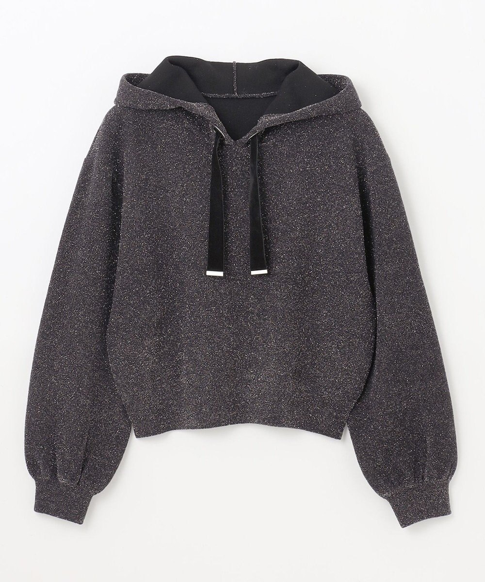 GRACE CONTINENTAL ラメニットパーカー 