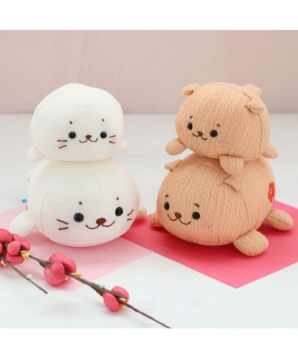 Mother garden しろたん ちりめん ちびマスコット 《しろたん/らっこいぬ》単品 