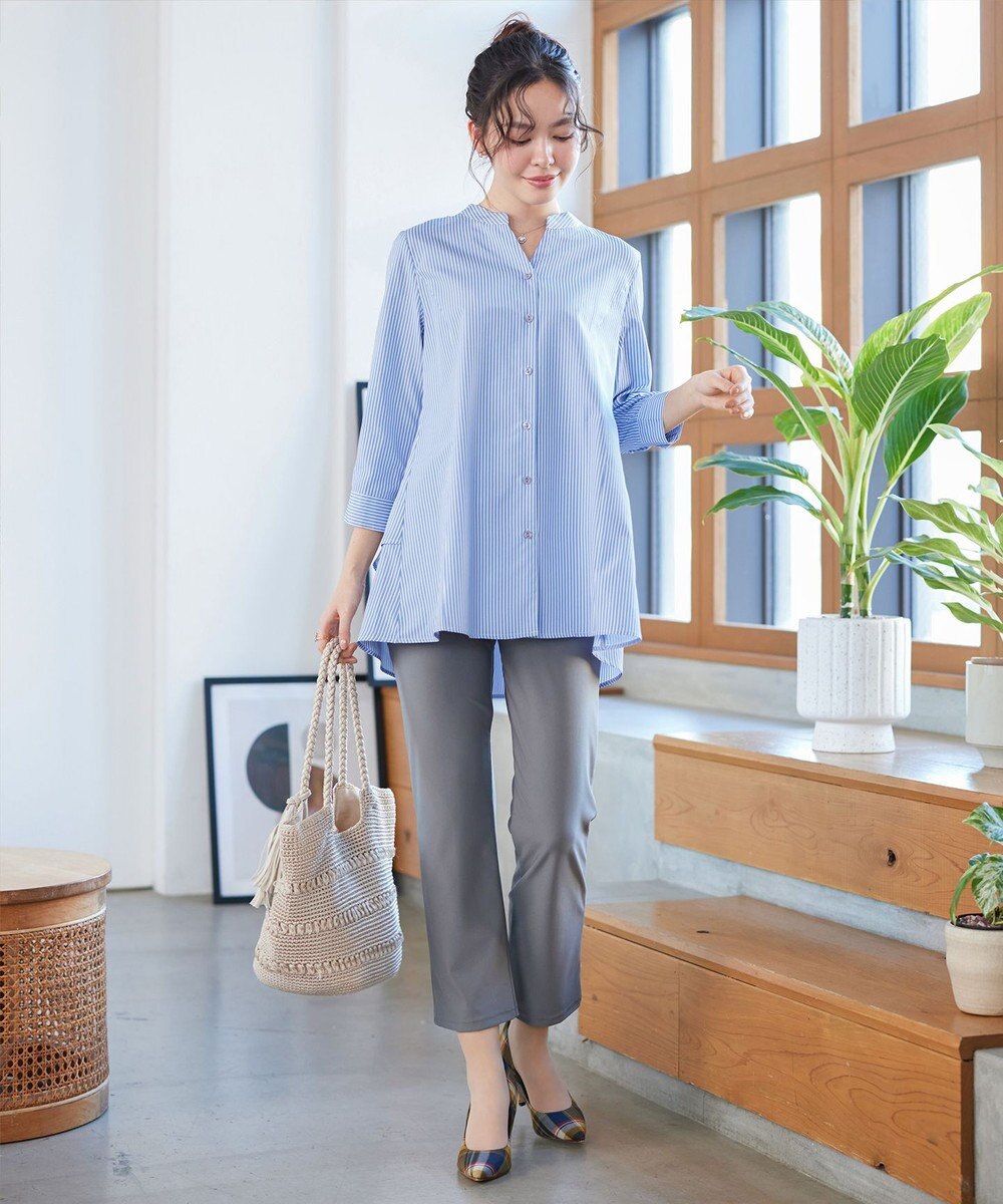 Tiaclasse バックタックフレアチュニック 