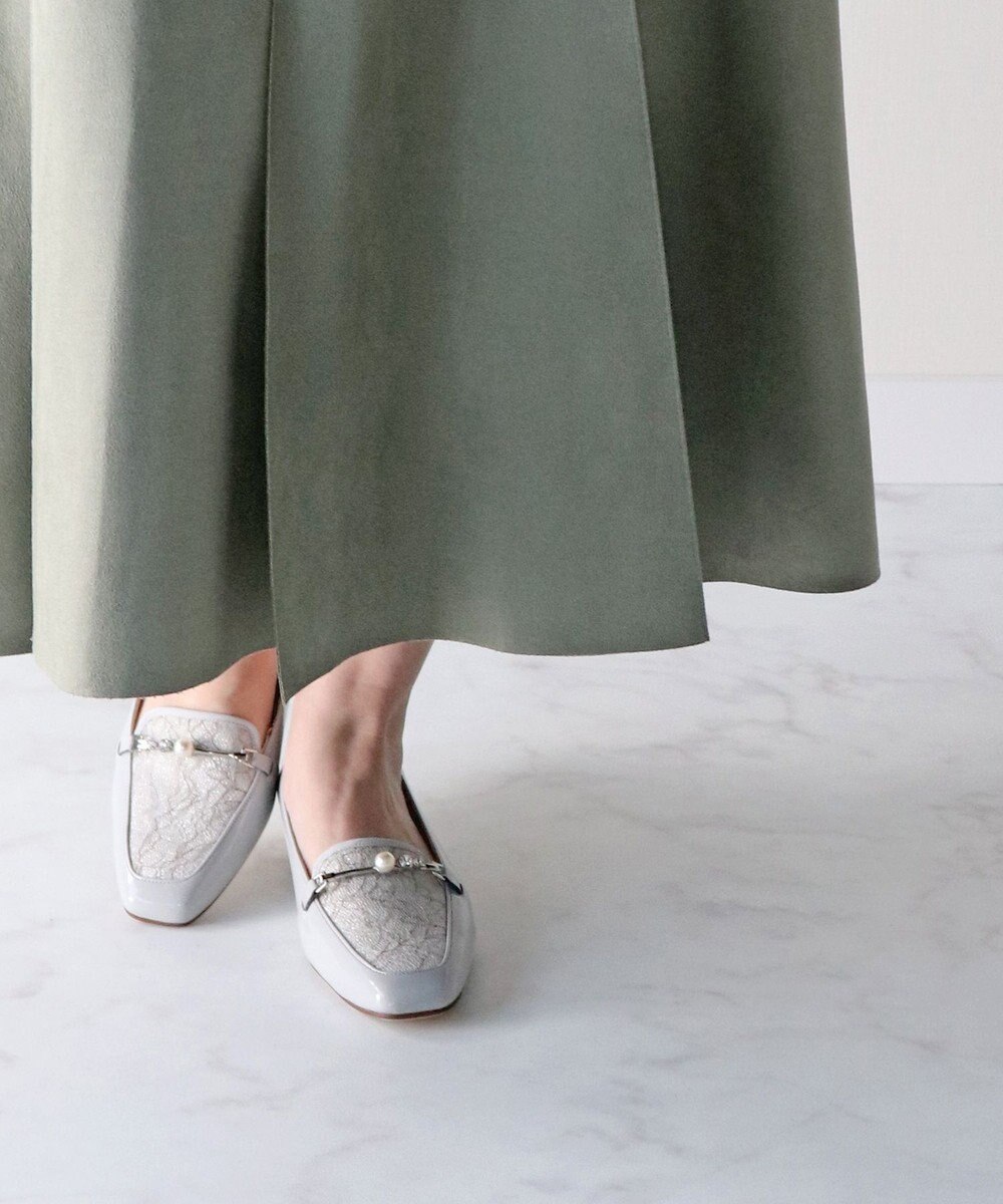 Bridget Birkin 【Bridget Birkin】レースコンビパールビットローファー 