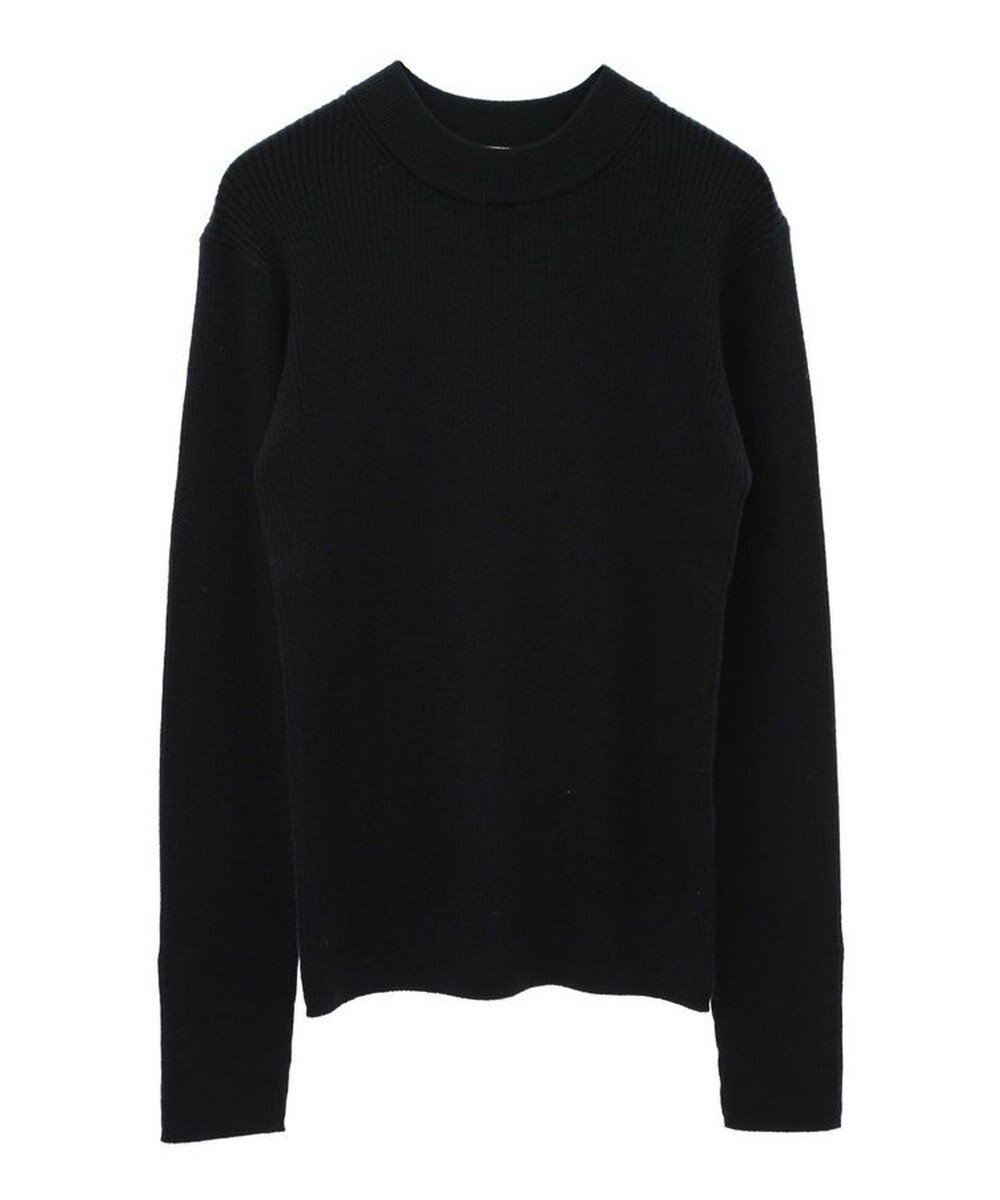 Green Parks もちやわ　袖口釦リブニットプルオーバー 