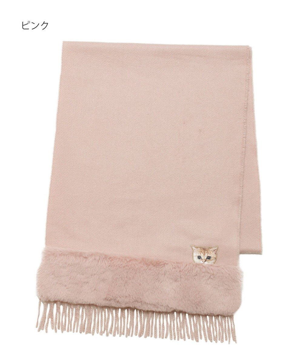 MOONBAT PAUL & JOE ACCESSOIRES ヌネットワッペン×ファームースタッチマフラー（パッケージ入り） 