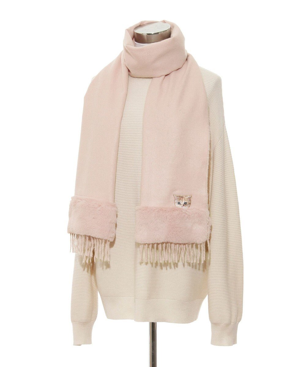 MOONBAT PAUL & JOE ACCESSOIRES ヌネットワッペン×ファームースタッチマフラー（パッケージ入り） 