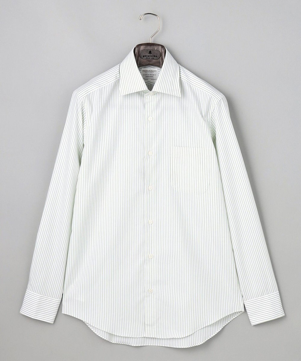GOTAIRIKU 【形態安定】PREMIUMPLEATS_セミワイドカラー _通年ドレスシャツ(26年春夏限定色) 