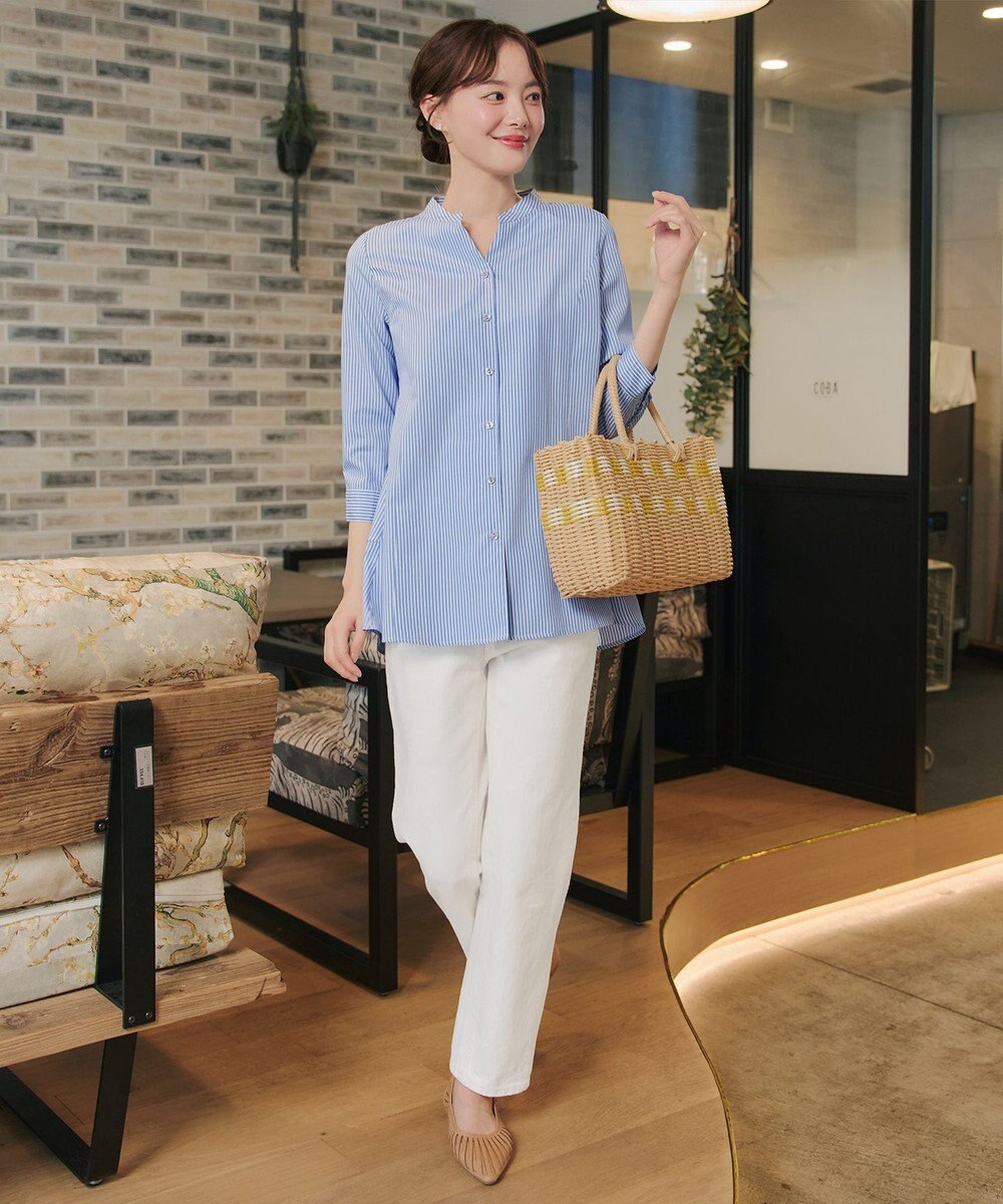 Tiaclasse バックタックフレアチュニック 