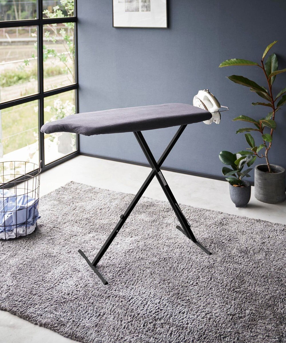 tower スタンド式人体型アイロン台 スタンダードライン ダークグレー 