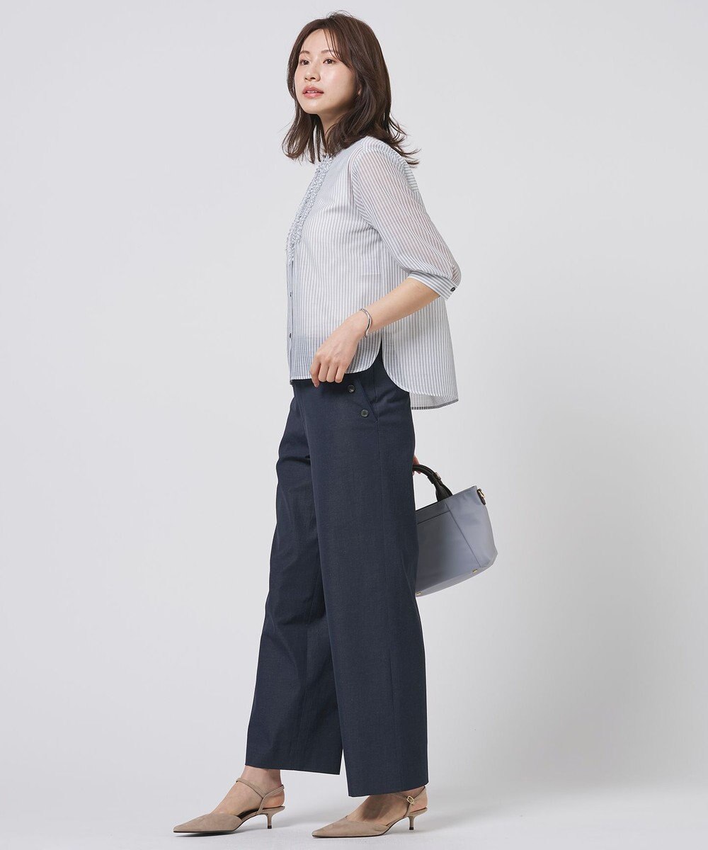 J.PRESS LADIES シアーピンストライプ カットソー 