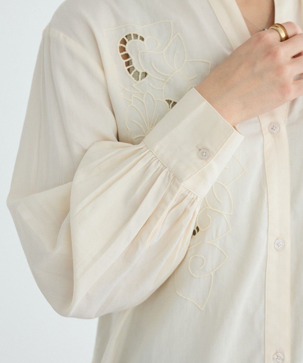 CRAFT STANDARD BOUTIQUE インド製 カットワークシシュウワンピース 