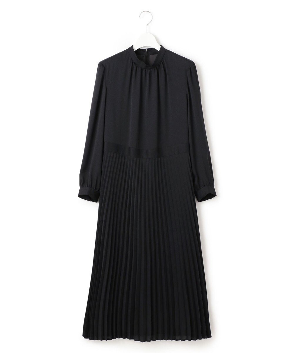 23区 【洗える】クリスタルアムンゼン ウエスト切り替え ワンピース 