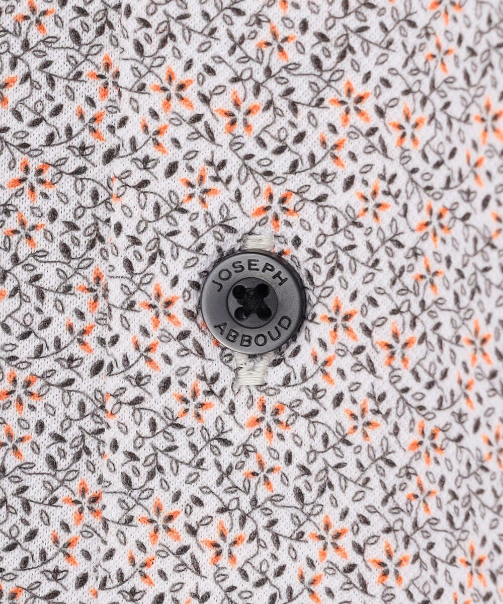 JOSEPH ABBOUD 【綿100％・ジャージー素材・ストレッチ】コンパクトジャージープリントシャツ 