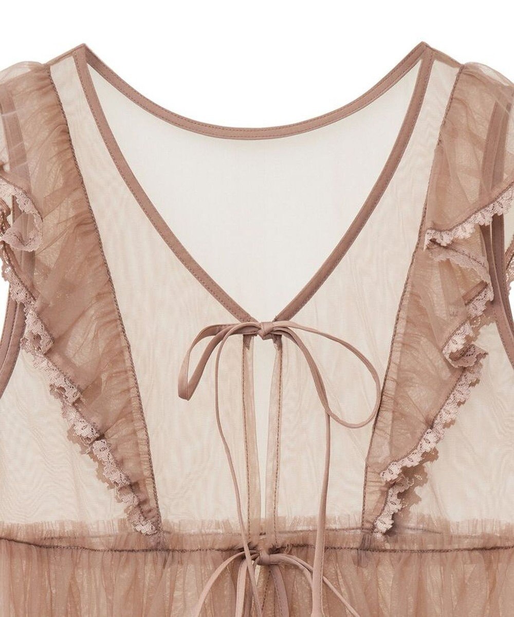 Green Parks ・ＥＬＥＮＣＡＲＥ　ＤＵＥ　チュールラッフルベスト 