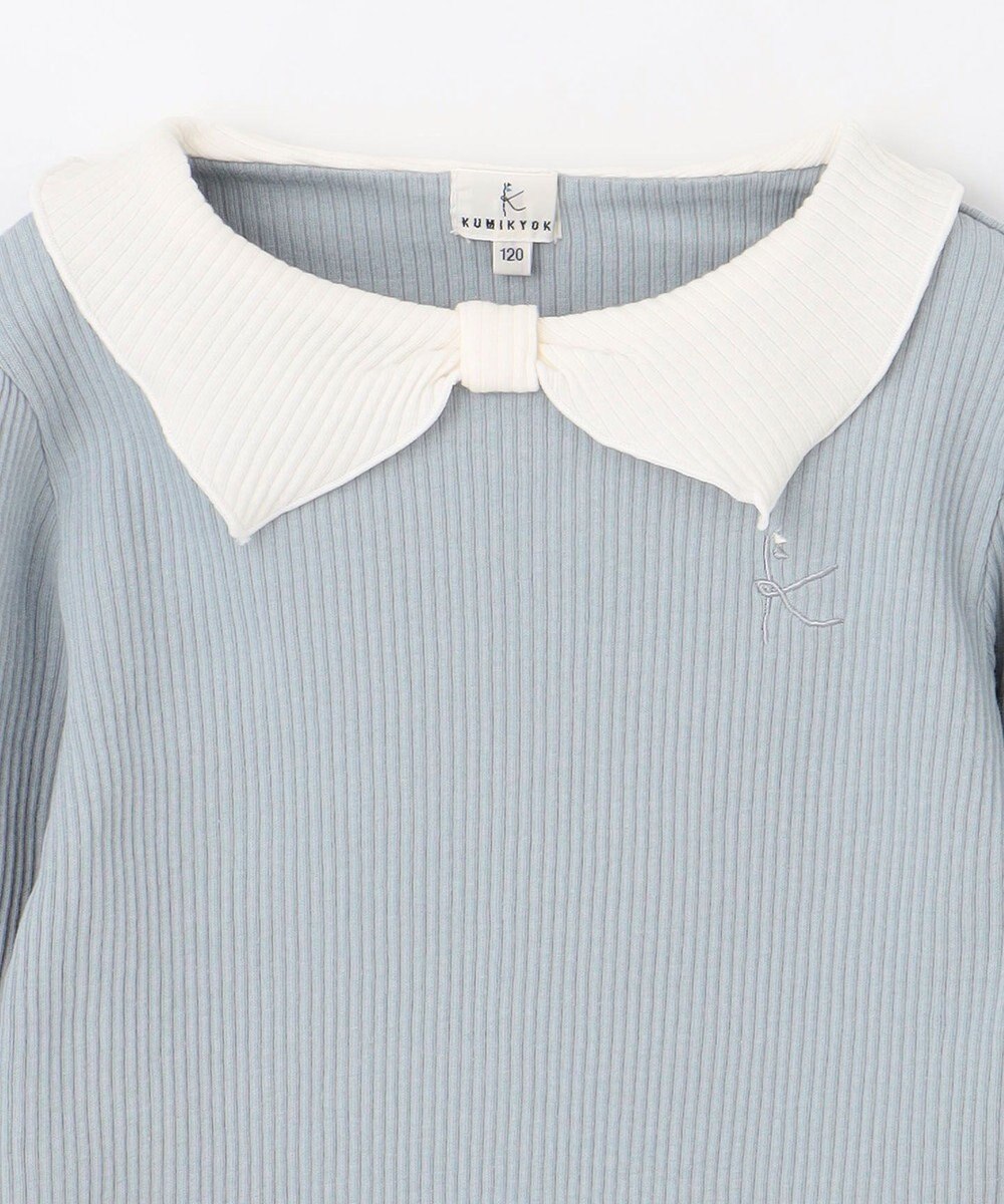 組曲 KIDS 【110-140㎝】リブリボン トップス 