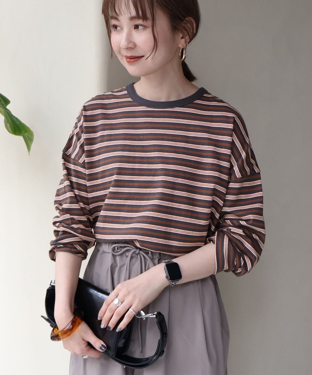 AMERICAN HOLIC マルチボーダーカットプルオーバー 