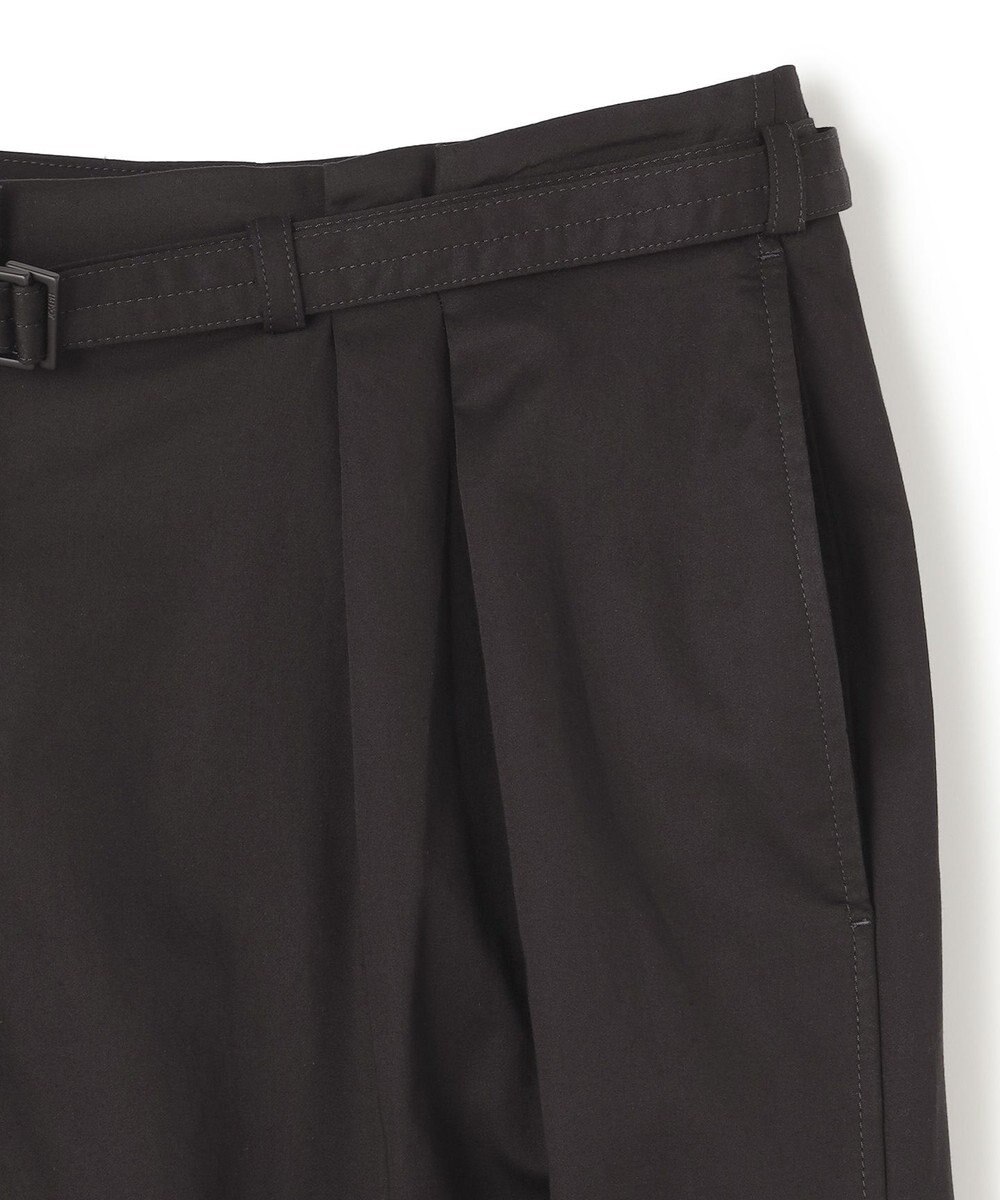 JOSEPH ライトコットンサテン　ワイドストレートトラウザーズ 