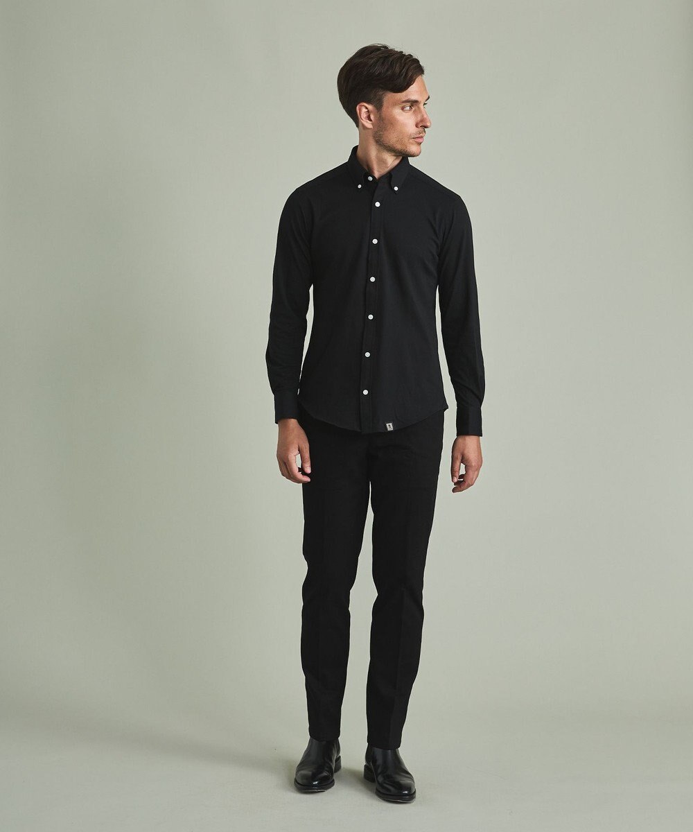 GOTAIRIKU 【吸水速乾】クールマックス鹿の子 ビズシャツ_ボタンダウン 