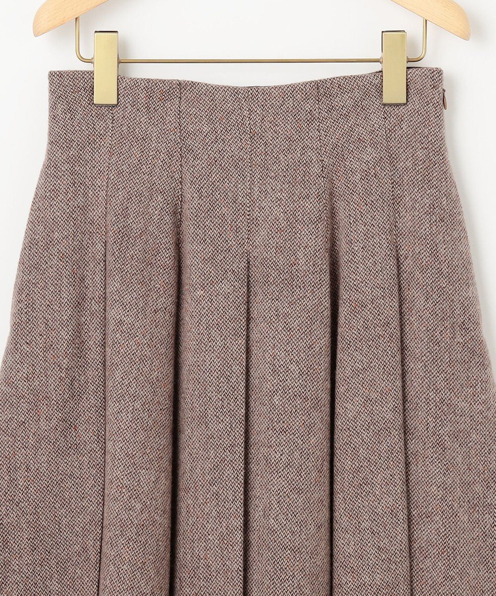 組曲 L 【WEB限定】ネコアシツィード プリーツスカート 