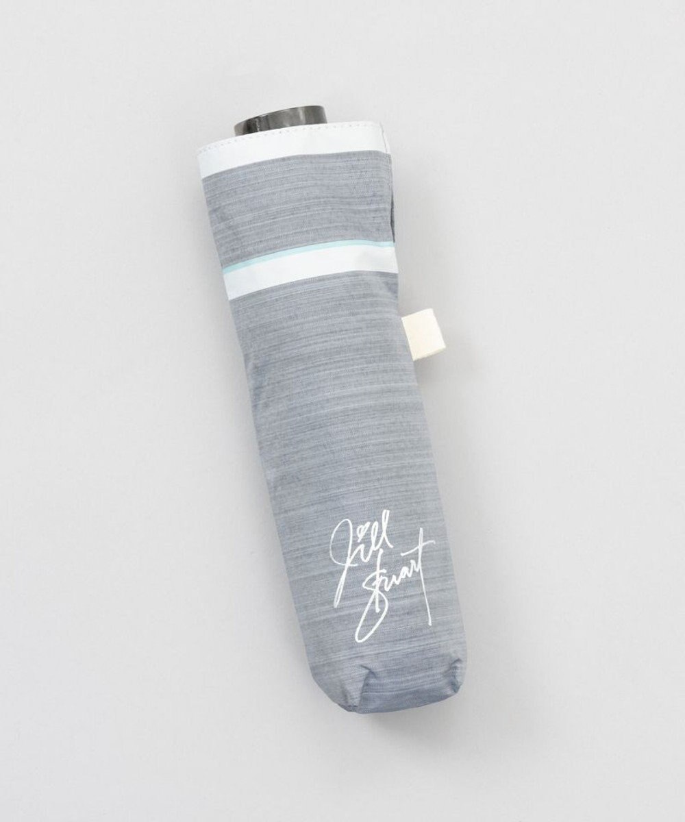 AURORA 【 JILL STUART（ジル スチュアート）】先染めボーダー晴雨兼用傘(折りたたみ傘) 