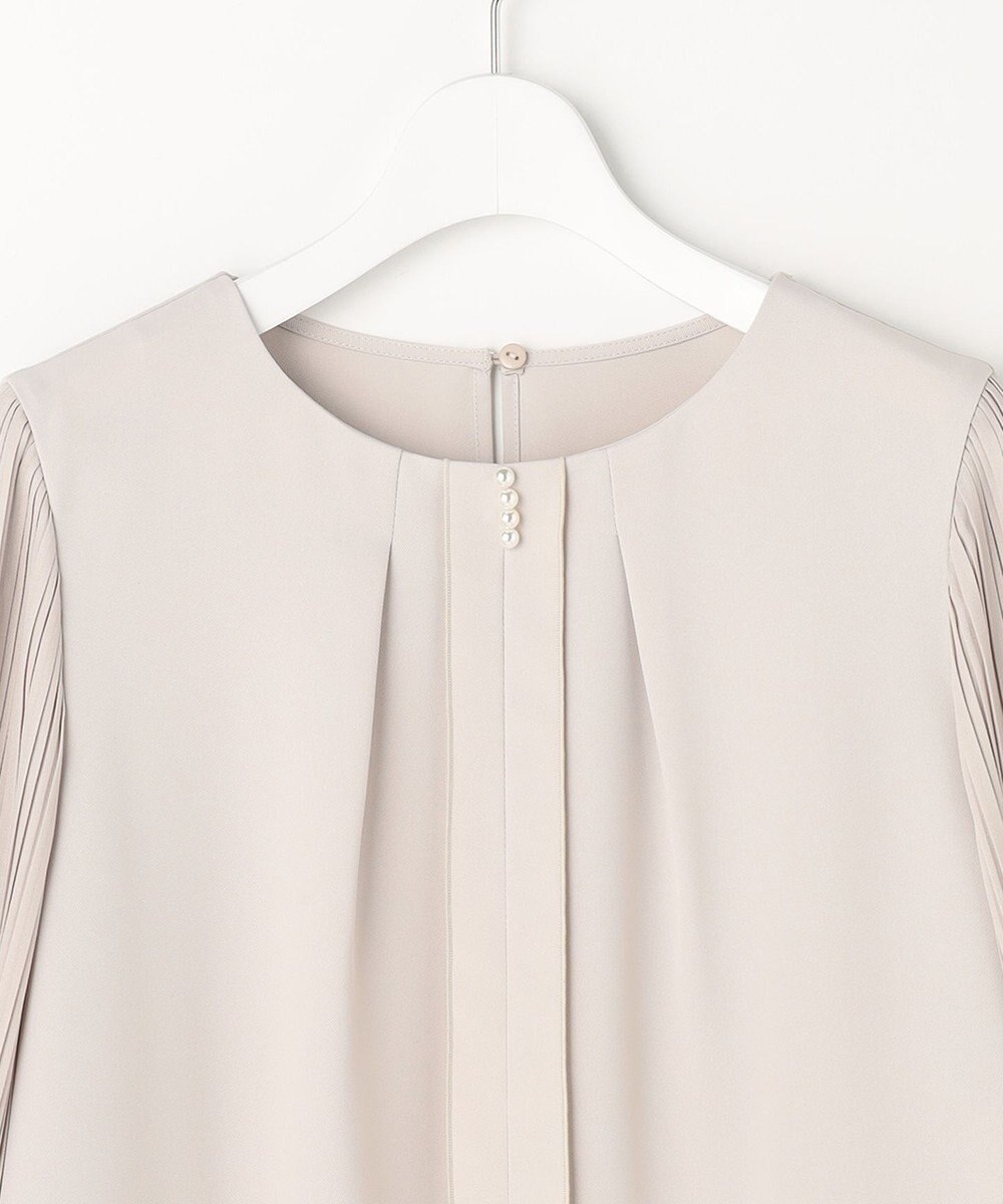 ANY SIS プリーツスリーブ ブラウス 