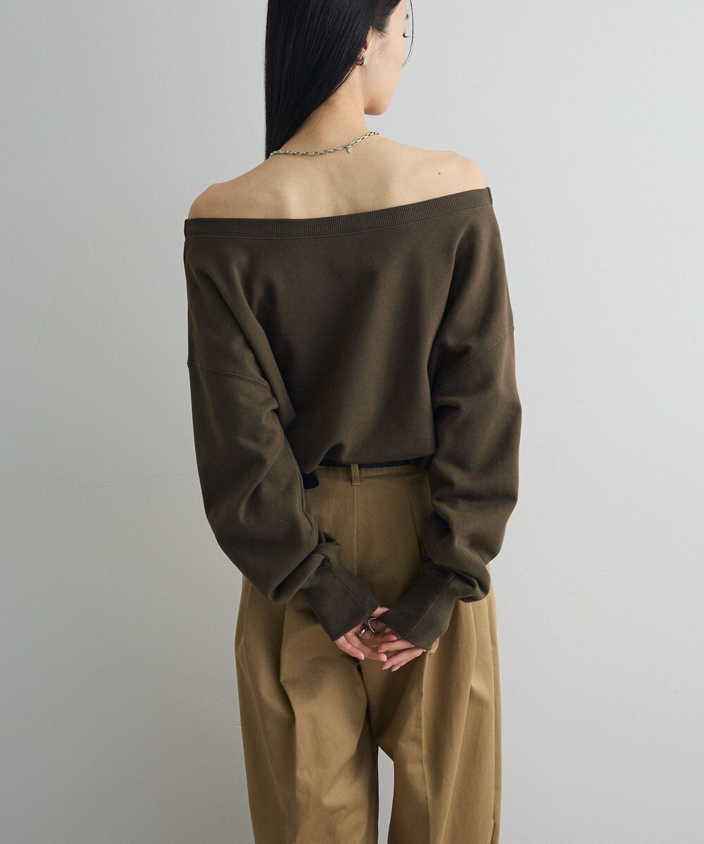 Green Parks オフショルスウェット 