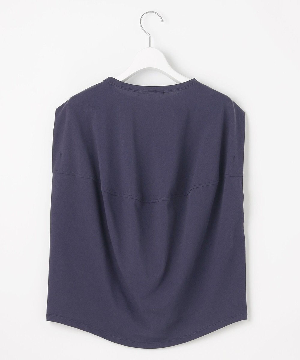 23区 L 【SLOW/一部店舗限定】ライトツイストコットン 切り替えデザイン Tシャツ 