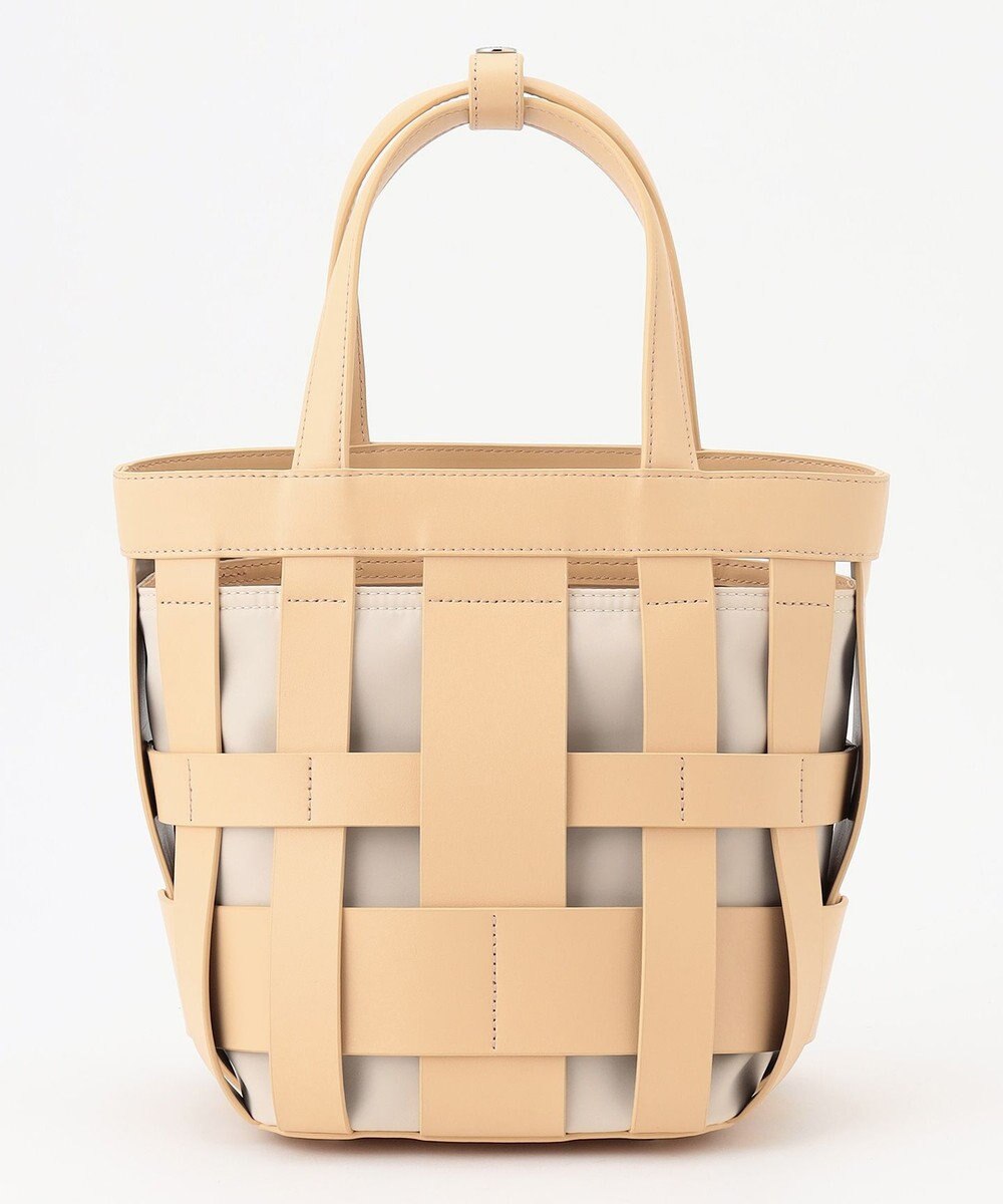 Y'SACCS 【リサイクルレザー】メッシュかごバッグ　small 