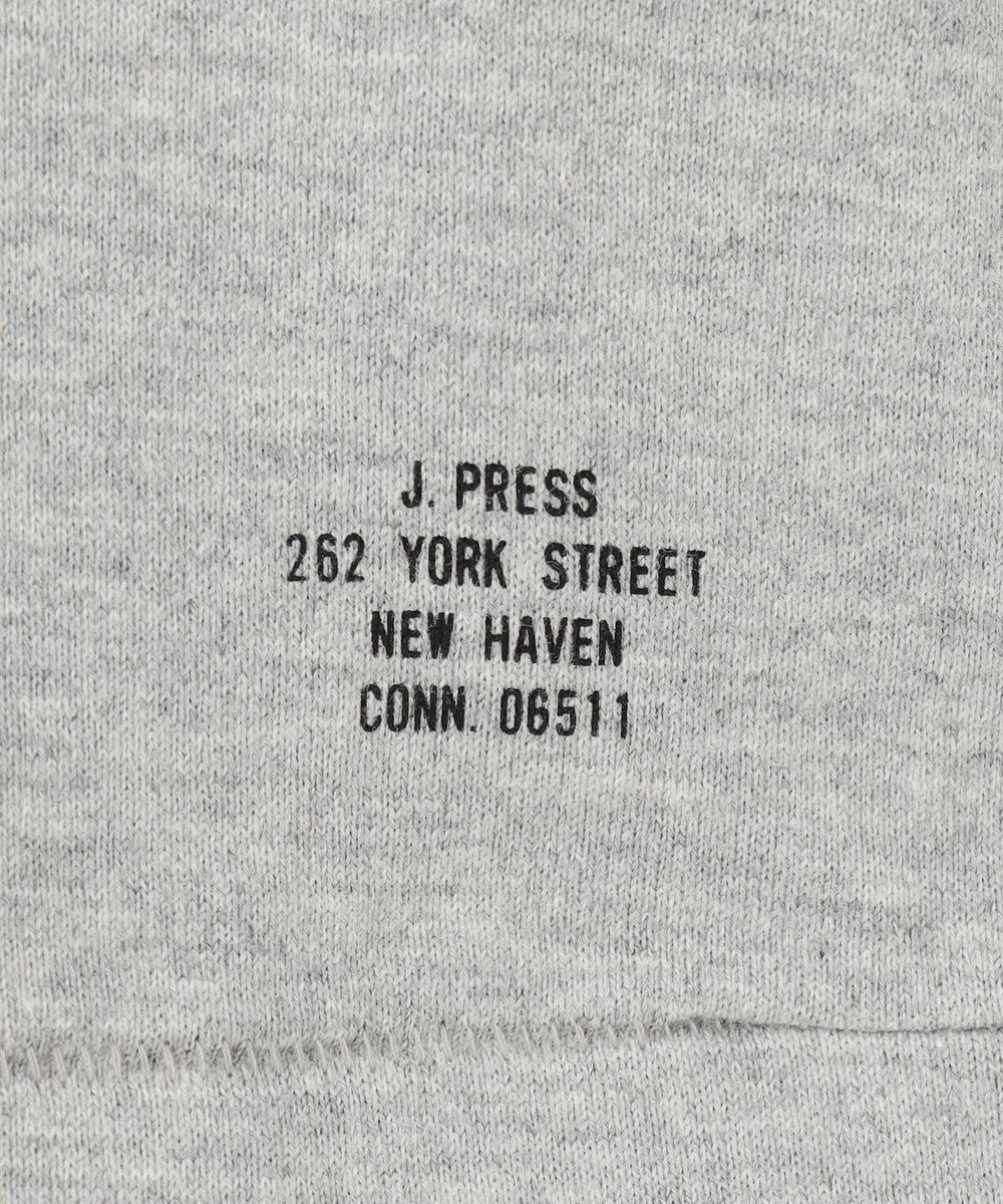 J.PRESS MEN 【J.PRESS ORIGINALS】【UNISEX】Cotton Jersey CRST Logo T-shirt 