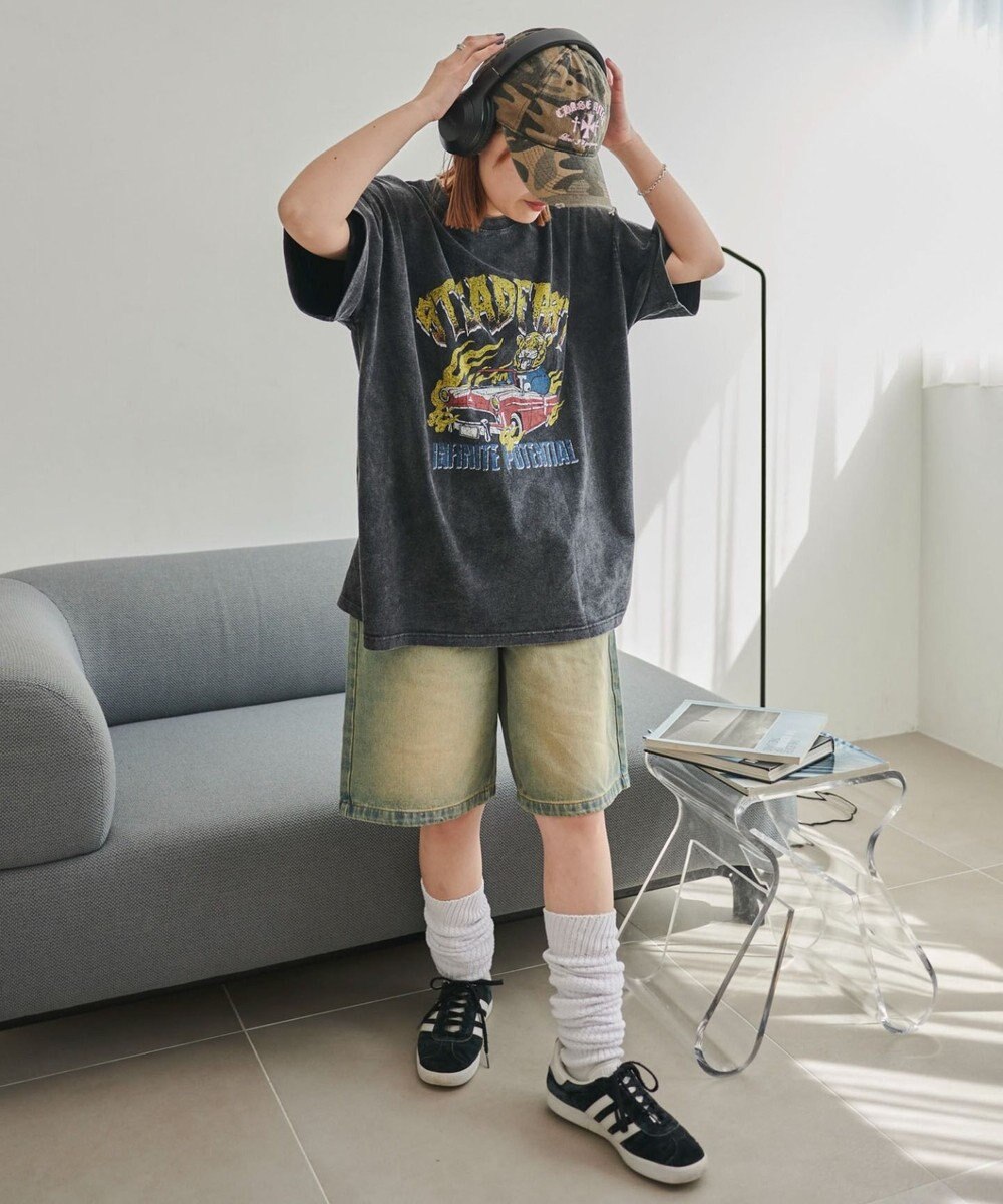 WEGO ヴィンテージウォッシュグラフィックBIGT 