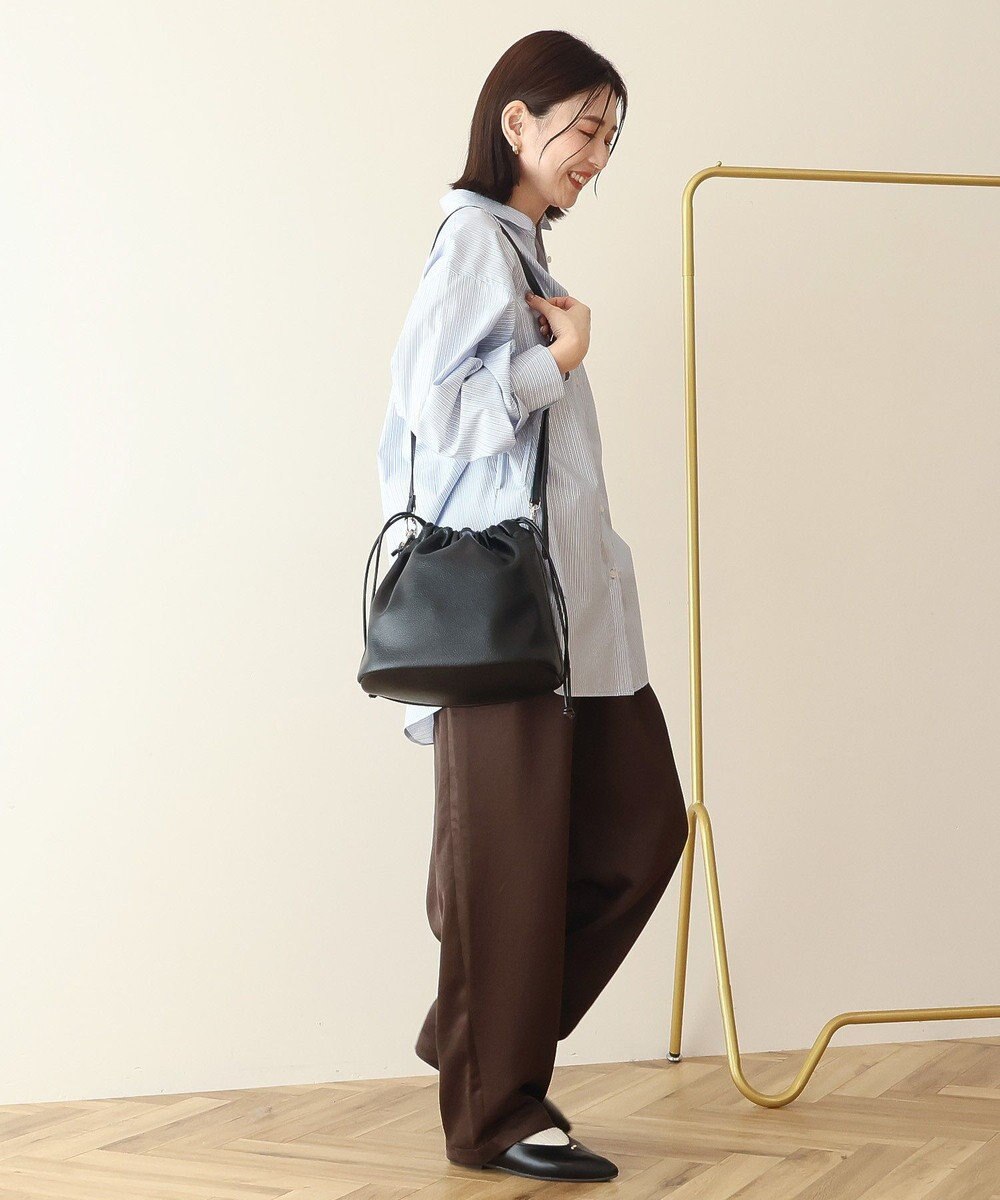 AMERICAN HOLIC 【イージーケア】バックギャザーリボンシャツ 