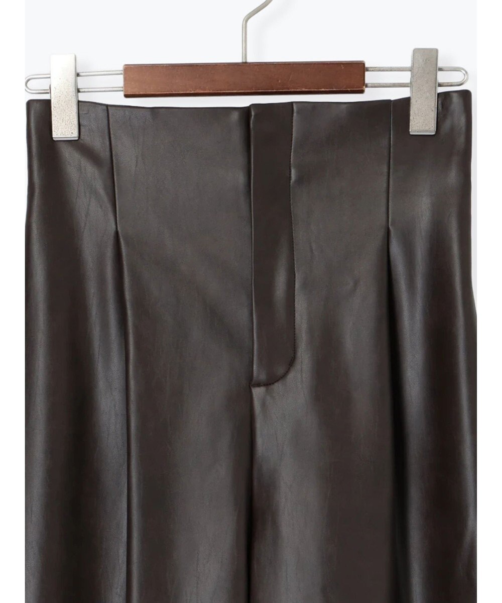 Te chichi フェイクレザーセミワイドパンツ《2025Autumn catalog item》 