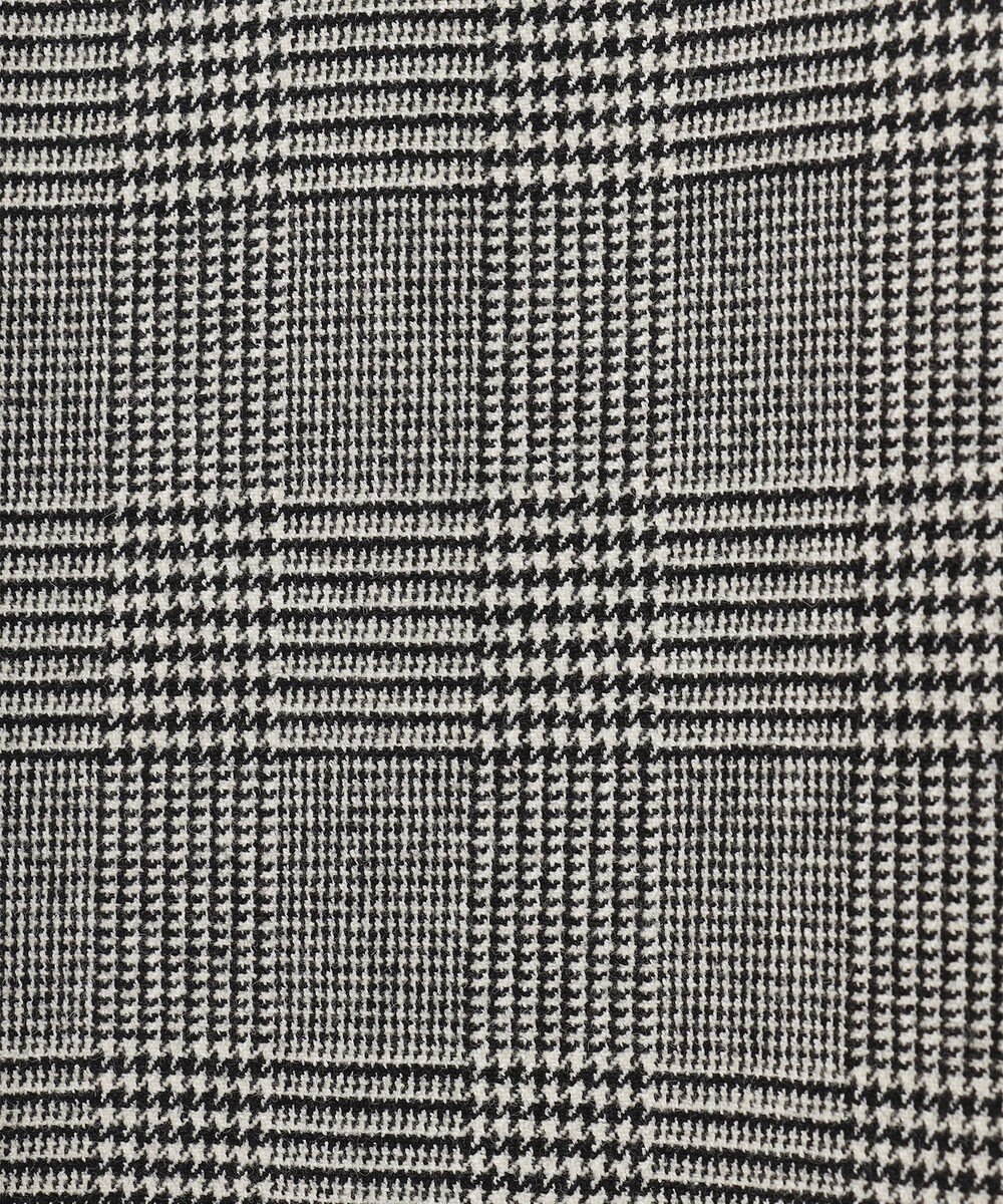 J.PRESS LADIES クラシカル グレンチェック セミワイド パンツ 