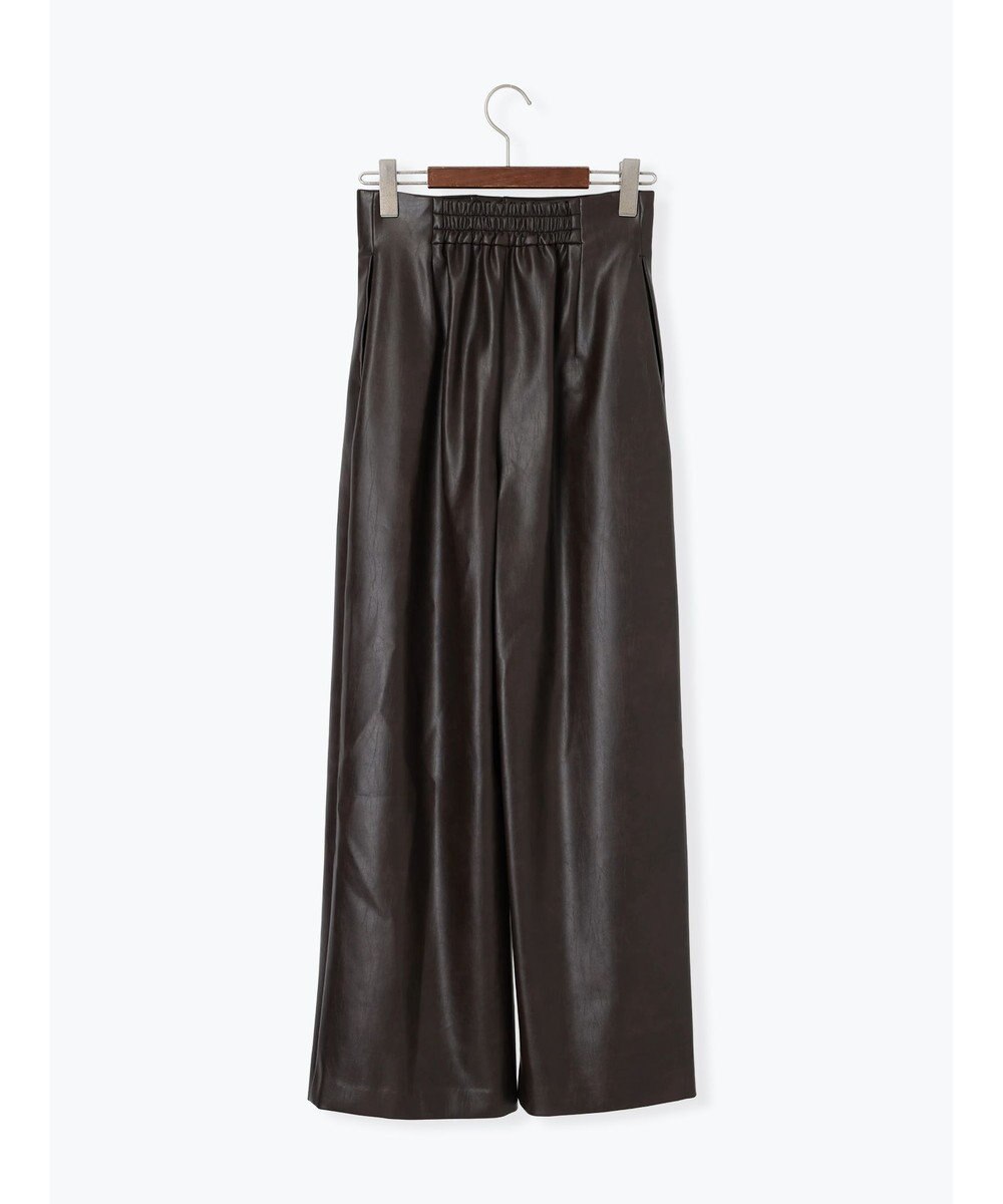 Te chichi フェイクレザーセミワイドパンツ《2025Autumn catalog item》 