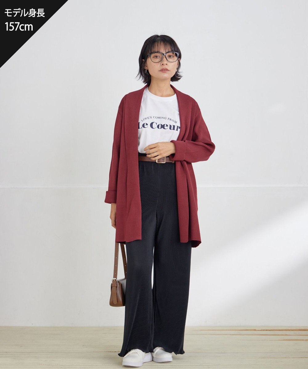 Tiaclasse 【新色追加・洗える】プリーツパンツ 