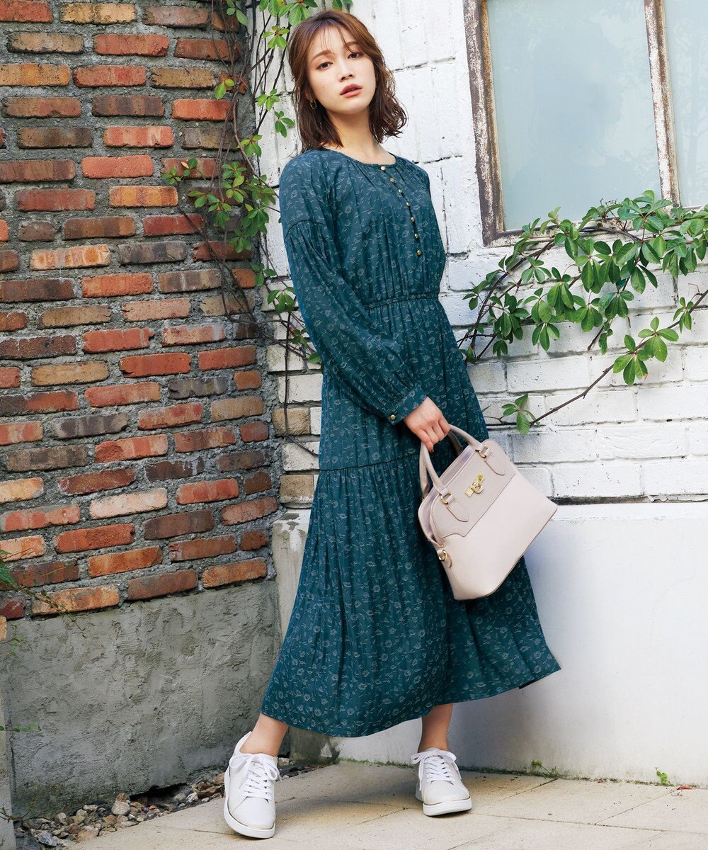 洗える ジャカードギャザー ワンピース Any Sis ファッション通販 公式通販 オンワード クローゼット