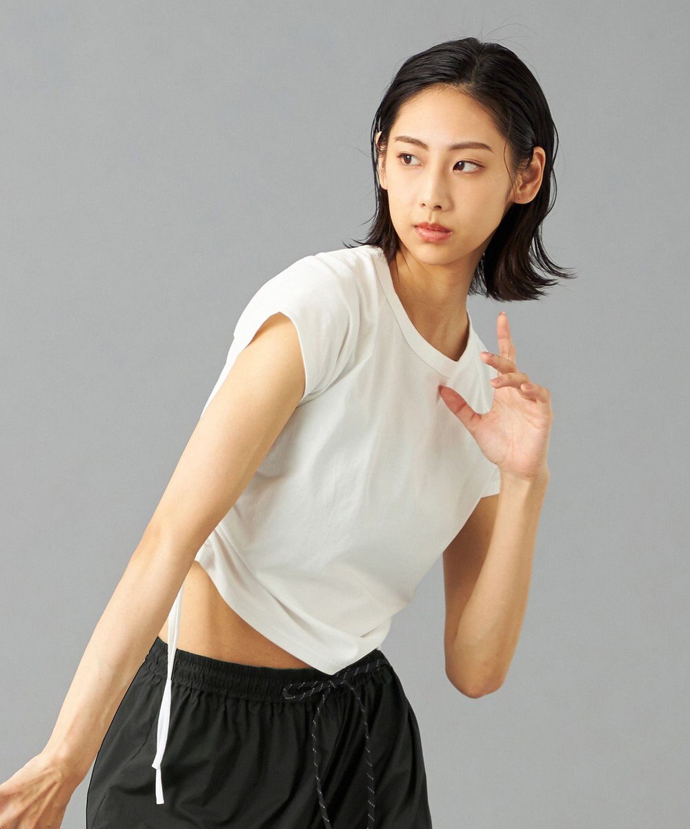 Chacott Chacott BALANCE HandsomeCotton サイドギャザーTシャツ 