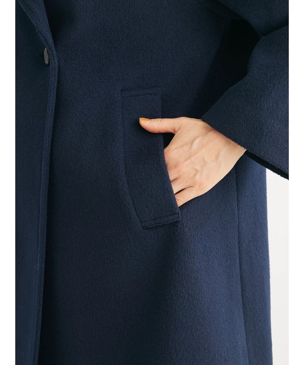 Green Parks ビーバー調テーラードカラーコート 