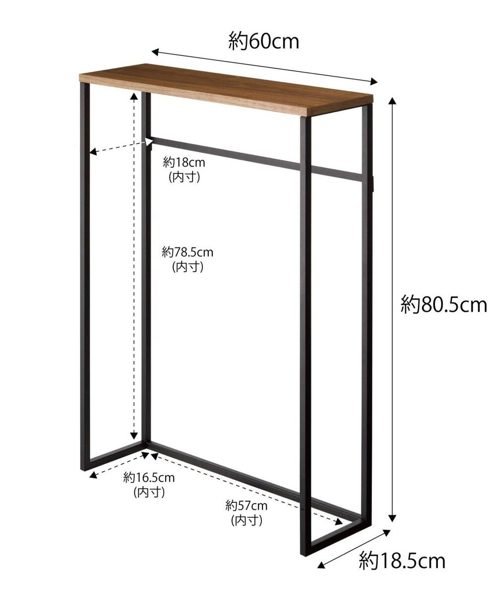 tower コンソールテーブル タワー ブラック 