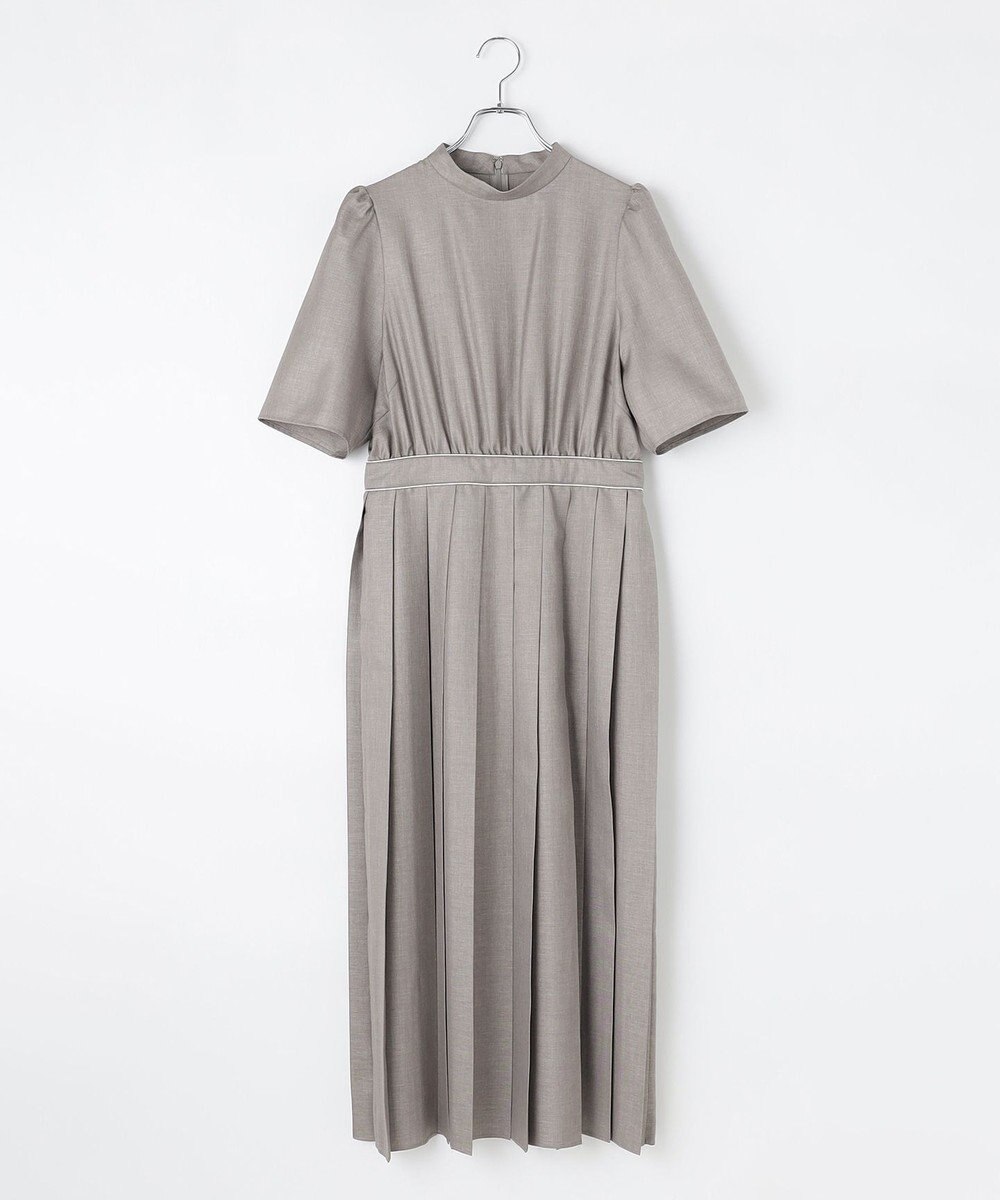 #Newans 〈花乃まりあさんコラボ〉ワイドプリーツワンピース 