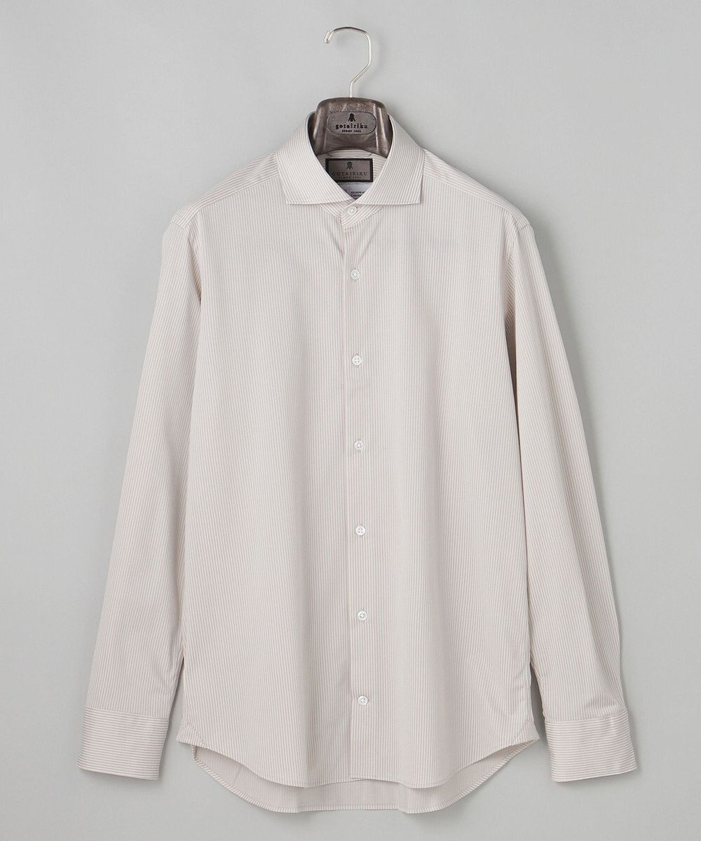 GOTAIRIKU 【ストレッチ/洗える】Albini ジャージ シャツ_ カッタウェイカラー 